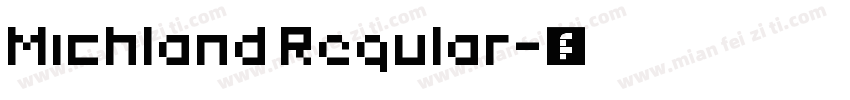 Michland Regular字体转换